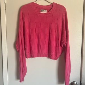 Checkerboard Knit Sweater